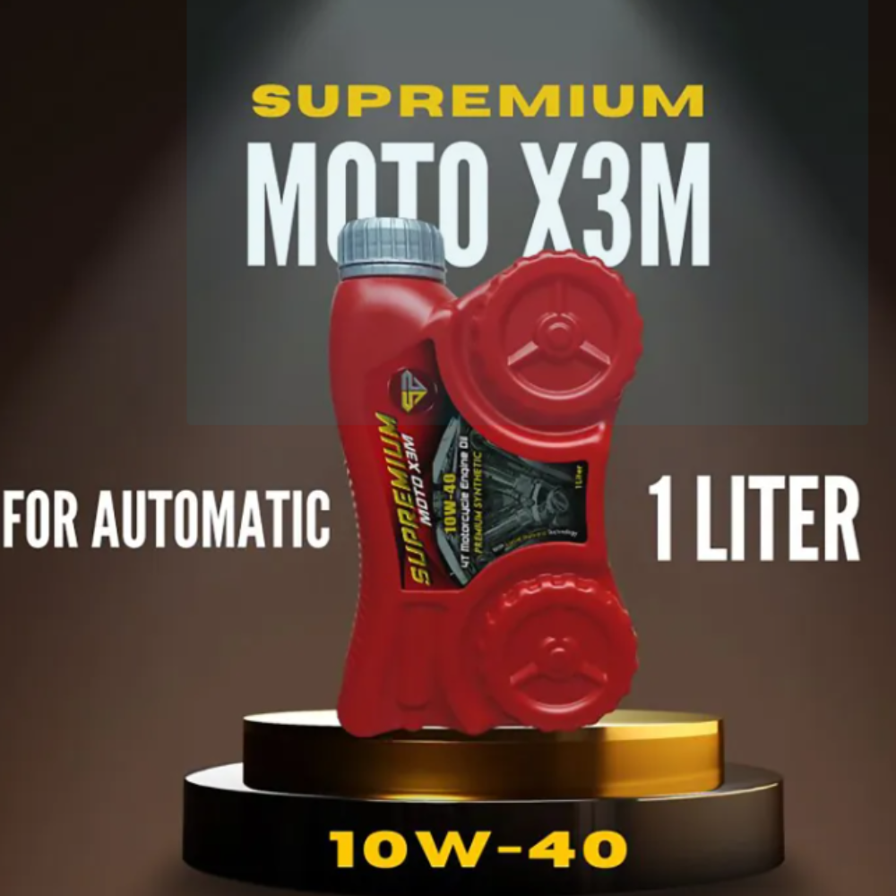 For Automatic Motor 𝗦𝗨𝗣𝗥𝗘𝗠𝗜𝗨𝗠 𝗠𝗼𝘁𝗼 𝗫𝟯𝗠 𝟭𝟬𝗪-𝟰𝟬, 2-Wheels, Automatic (1 Liter)